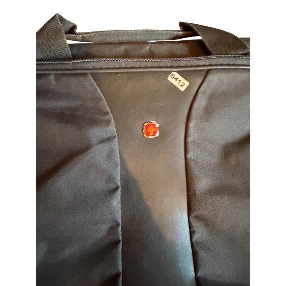 Swissgear Black Laptop Briefcase Bag With Shoulder Strap - Picture 11 of 12